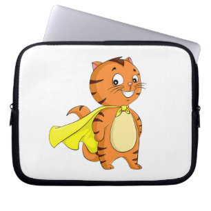 Capa Para Notebook Super Cartoon do Gato