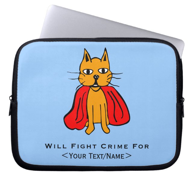 Capa Para Notebook Super Cat Combatendo Crime Para (i)  (Frente)