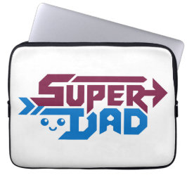 Capa Para Notebook Super Dad Gamer Gift – Cute Retro