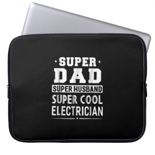 Capa Para Notebook Super Pai Super Marido Super Elétrico Mens