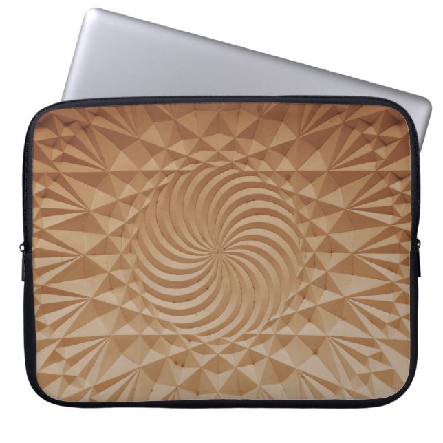 Capa Para Notebook Superfície castanha em relevo (Frente)