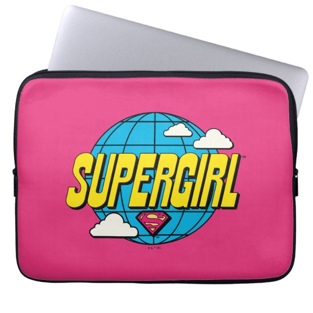 Capa Para Notebook Supergirl Global Gráfico Pop (Frente)