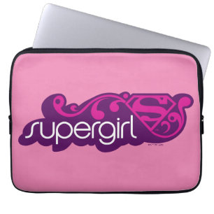 Capa Para Notebook Supergirl Groovy Name e S-Shield
