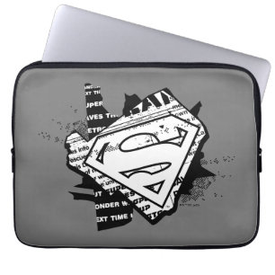 Capa Para Notebook Supergirl Newsprint S-Shield