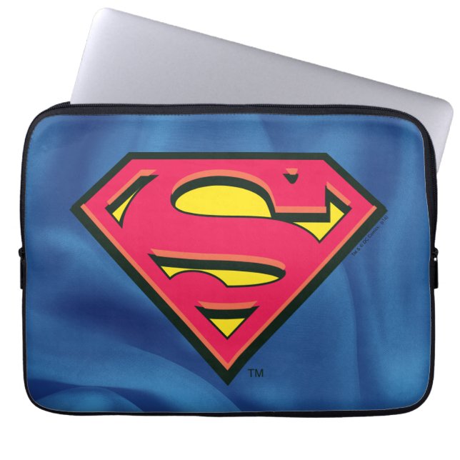 Capa Para Notebook Superman S-Shield | Logotipo clássico (Frente)