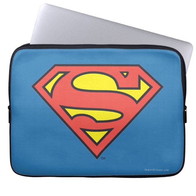Capa Para Notebook Superman S-Shield | Logotipo Superman (Frente)