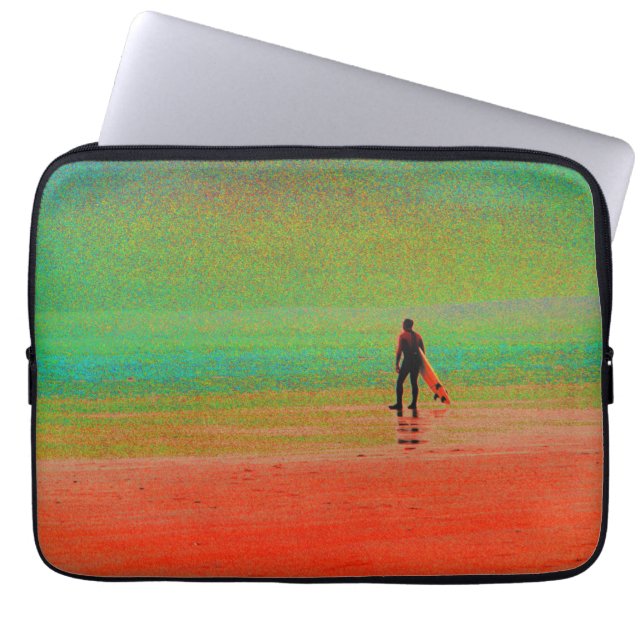 Capa Para Notebook surfista de Cornwall (Frente)
