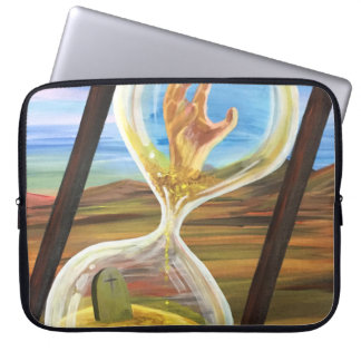 Capa Para Notebook Surreal Hourglass Memento Mori Gothic Desert