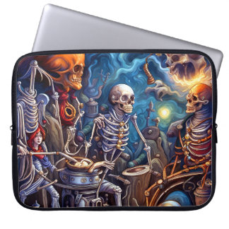 Capa Para Notebook Surreal Skeletons II