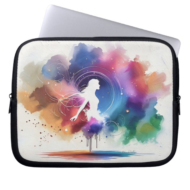 Capa Para Notebook Sussurros de uma Alma Arco-Íris (Frente)