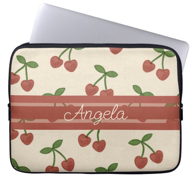 Capa Para Notebook Sweetheart Cherries (Frente)