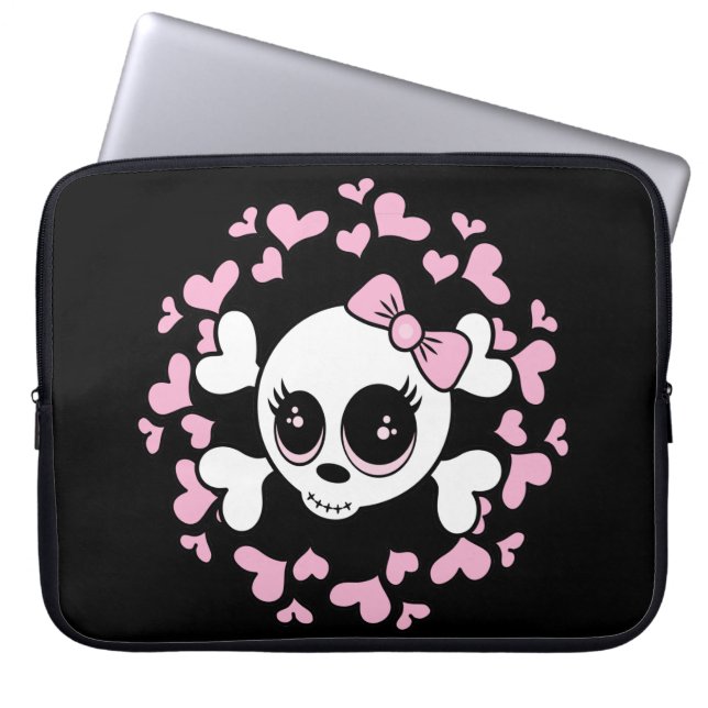 Capa Para Notebook Sweetheart Skull (Frente)