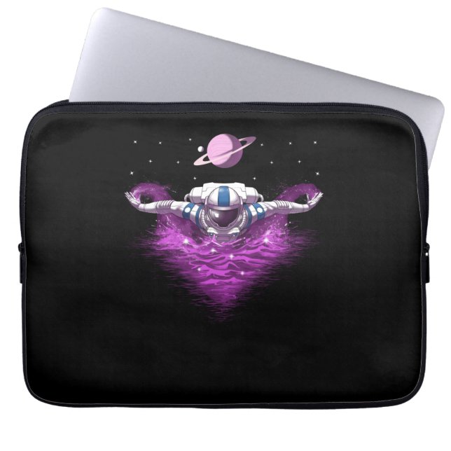 Capa Para Notebook Swimmer do Astronauta Espacial (Frente)