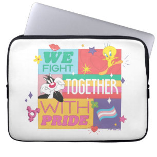 Capa Para Notebook SYLVESTER™ E TWEETY™ Lutamos Juntos Com Orgulho