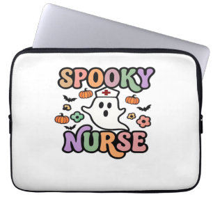 Capa Para Notebook T-Shirt Clássico de Enfermeira Assustadora