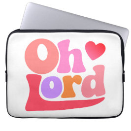 Capa Para Notebook T-Shirt oh lord