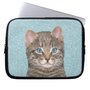 Capa Para Notebook Tabelas de cinzas por Pintura de Gato - Arte de Ga