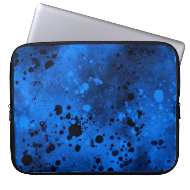 Capa Para Notebook Tabuleiro de Tinta Azul Retroativo (Frente)