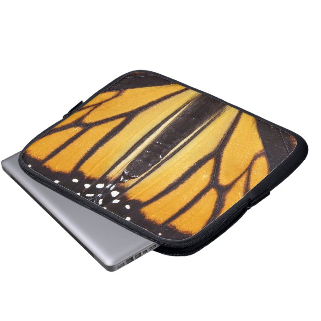 Capa Para Notebook Tabuleta & bolsa de laptop - borboleta de monarca (Frente Inferior)