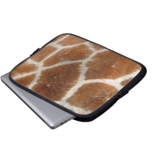 Capa Para Notebook Tabuleta & bolsa de laptop - pele do girafa viva