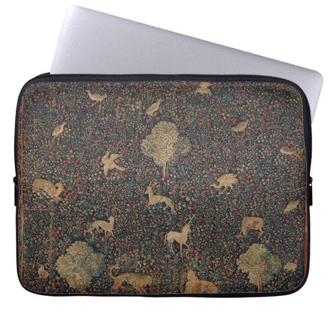 Capa Para Notebook Taleurs de milefleurs com animais (Frente)