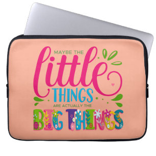 Capa Para Notebook Talvez as Pequenas Coisas Sejam na Verdade a Grand