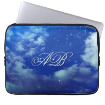 Tampa Personalizada Noite Estrelada | Laptop Monog