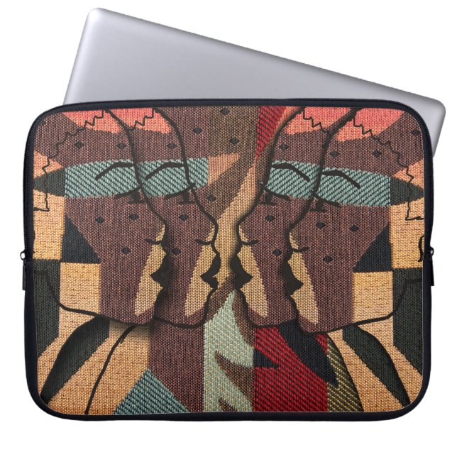 Capa Para Notebook Tapeçaria Africana (Frente)