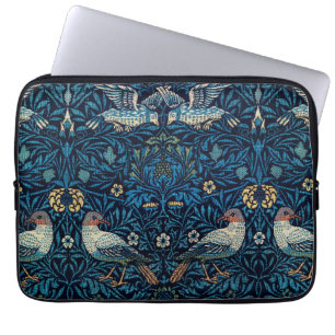 Capa Para Notebook Tapeçaria Floral Clássica William Morris Blue Bird