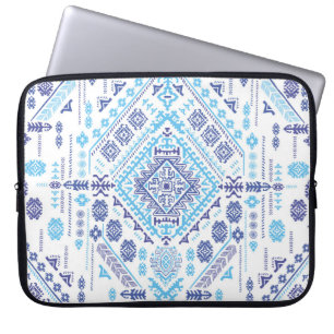 Capa Para Notebook tapete paisley indiano, padrão étnico mandala.