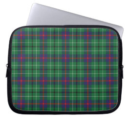 Capa Para Notebook Tartan Clan Duncan Xadrez Green Purple Check