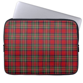 Capa Para Notebook Tartan Clan Stewart Xadrez Vermelho Azul Verde Ver