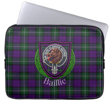 Tartan e Brasão do Clã Escocês Baillie 