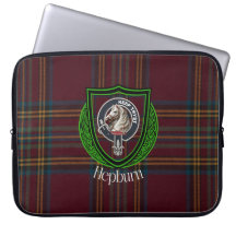 Tartan e Brasão do Clã Escocês Hepburn 