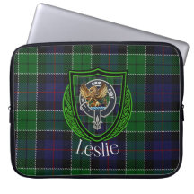 Tartan e Brasão do Clã Escocês Leslie