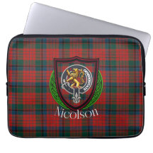 Tartan e Brasão do Clã Escocês Nicolson