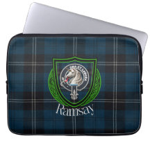 Tartan e Brasão do Clã Escocês Ramsay 