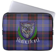 Tartan e Brasão do Clã Escocês Rutherford 