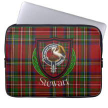 Tartan e Brasão do Clã Escocês Stewart 