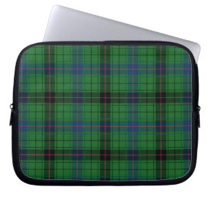 Capa Para Notebook Tartan Rustic Davidson Xadrez Azul Verde