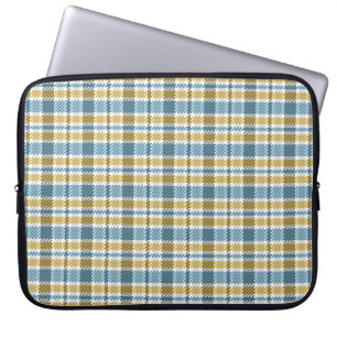 Capa Para Notebook Tartan sem costura, padrão de xadrez. Plano de Fun