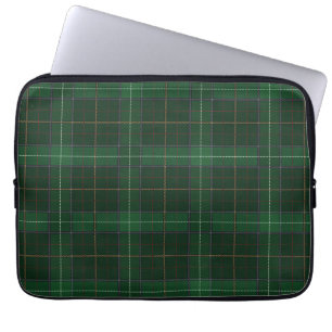 Capa Para Notebook Tartan Walsh Green Pattern Checkered