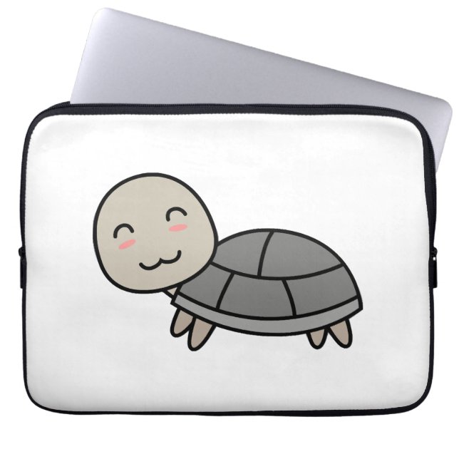 Capa Para Notebook Tartaruga desenho animado animal (Frente)