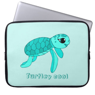 Capa Para Notebook Tartaruga-do-mar-bebê legal