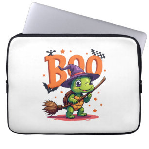 Capa Para Notebook Tartaruga Jabuti Boo Bruxa Gola ou Doce Dia das Br