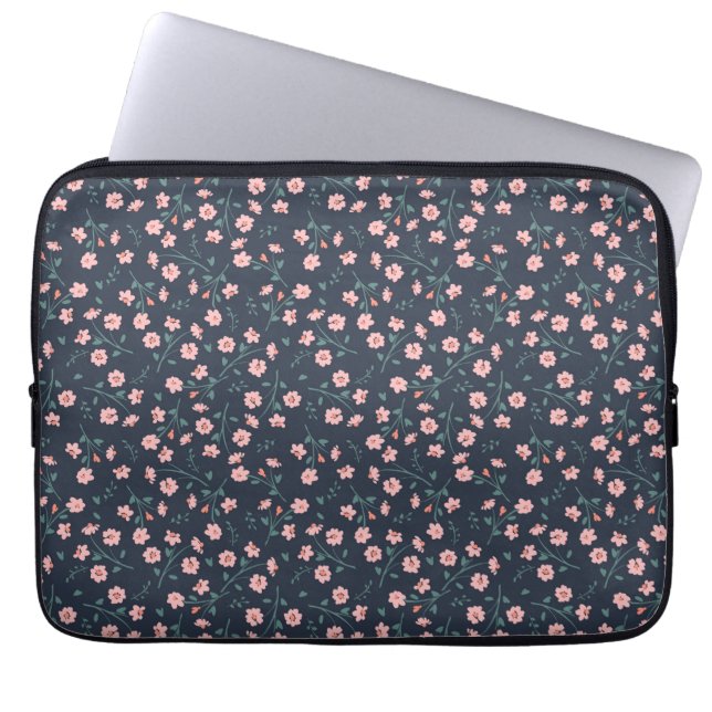 Capa Para Notebook Tatuagens de Flor (Frente)