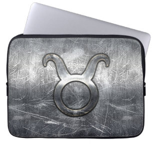 Capa Para Notebook Taurus assina Estilo de Descamação Grunge em Prata