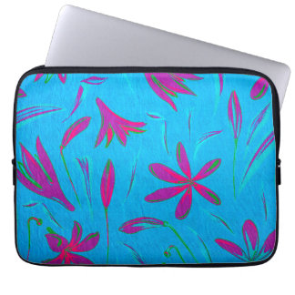 Capa Para Notebook Teal Bloom Breeze