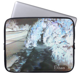 Capa Para Notebook Teal de Brilho de Leite