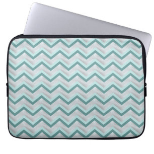 Capa Para Notebook Teal e Pérolas ZigZag